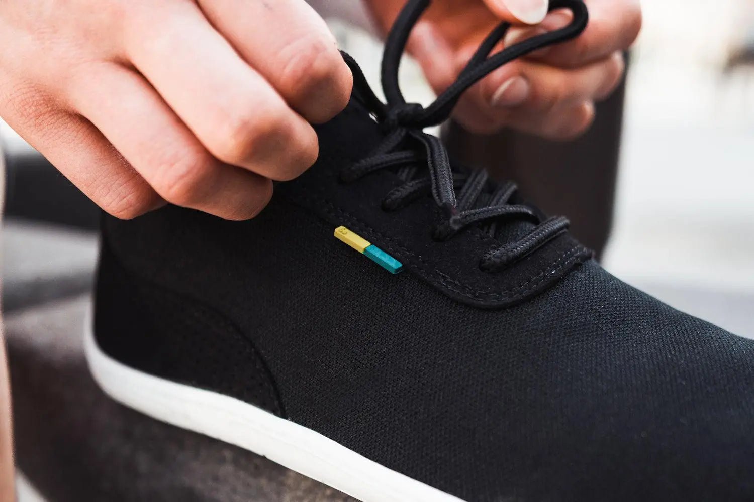 Be Lenka - Stride Black & White - Deportivas barefoot - Cacles Barefoot