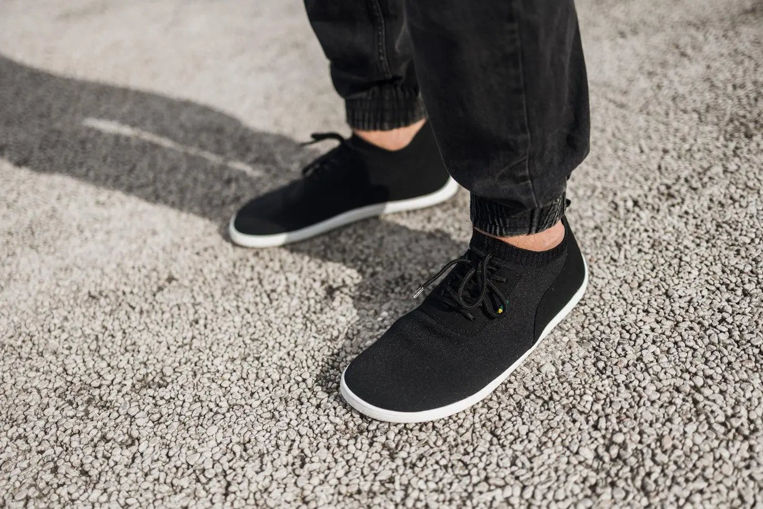 Be Lenka - Stride Black & White - Deportivas barefoot - Cacles Barefoot