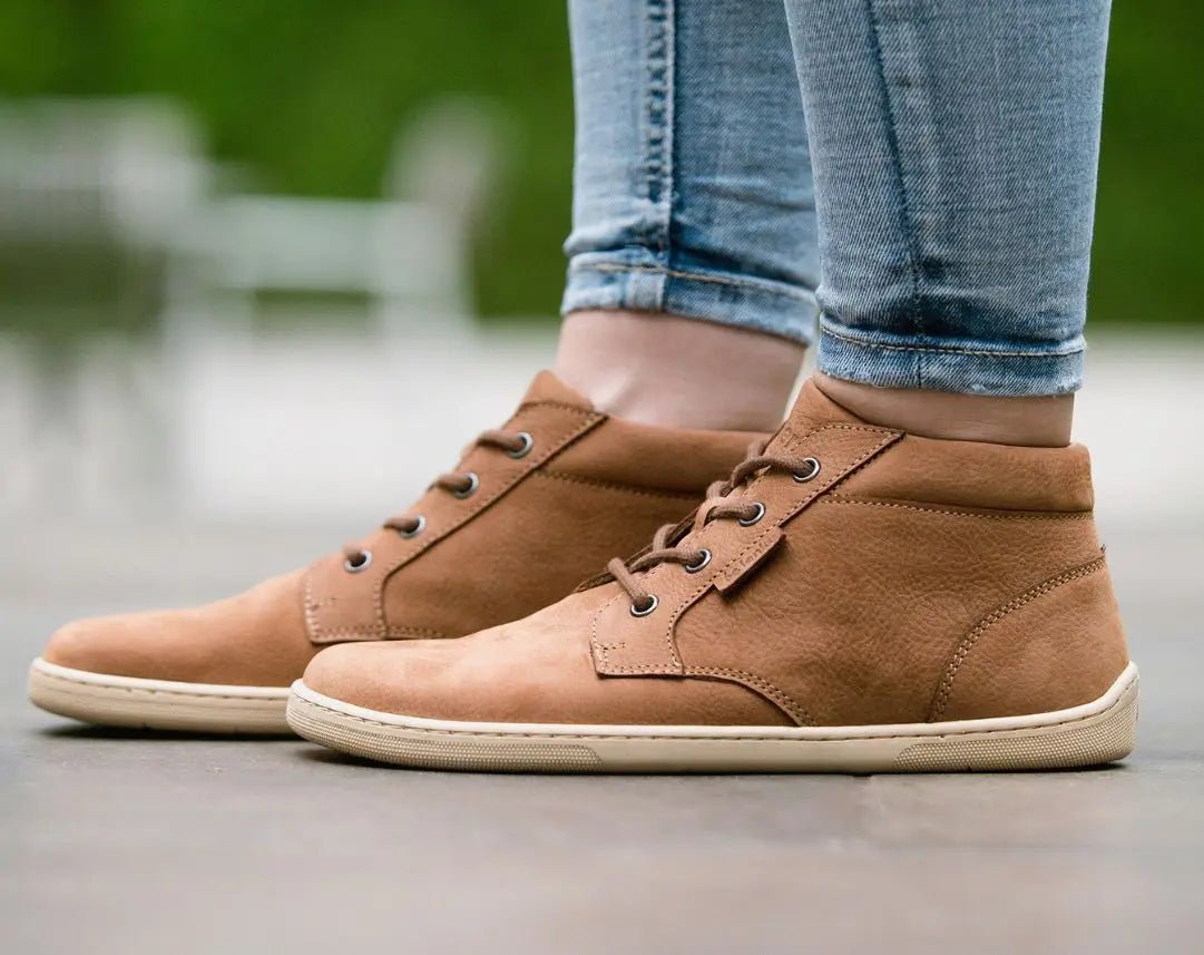 Be Lenka - Synergy Cognac & Beige - Botines barefoot - Cacles Barefoot