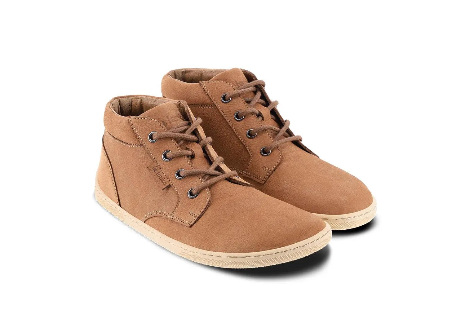 Be Lenka - Synergy Cognac & Beige - Botines barefoot - Cacles Barefoot