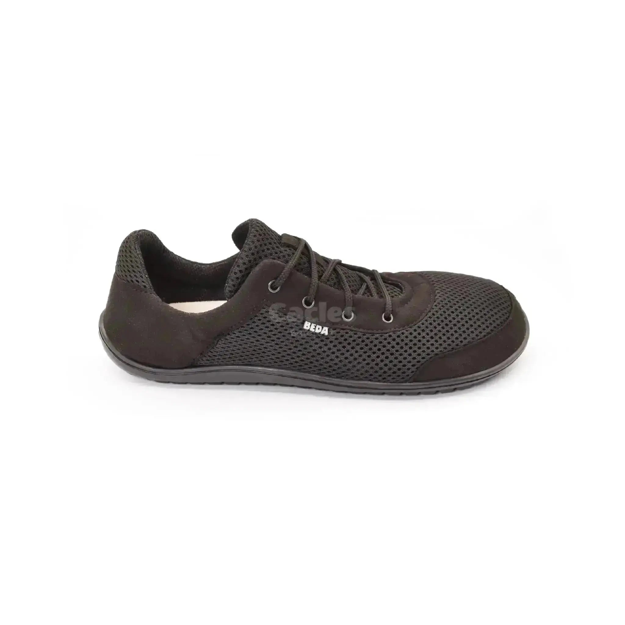 Beda - BF0002/SK black - Zapatillas Barefoot Veganas de Adulto Negras