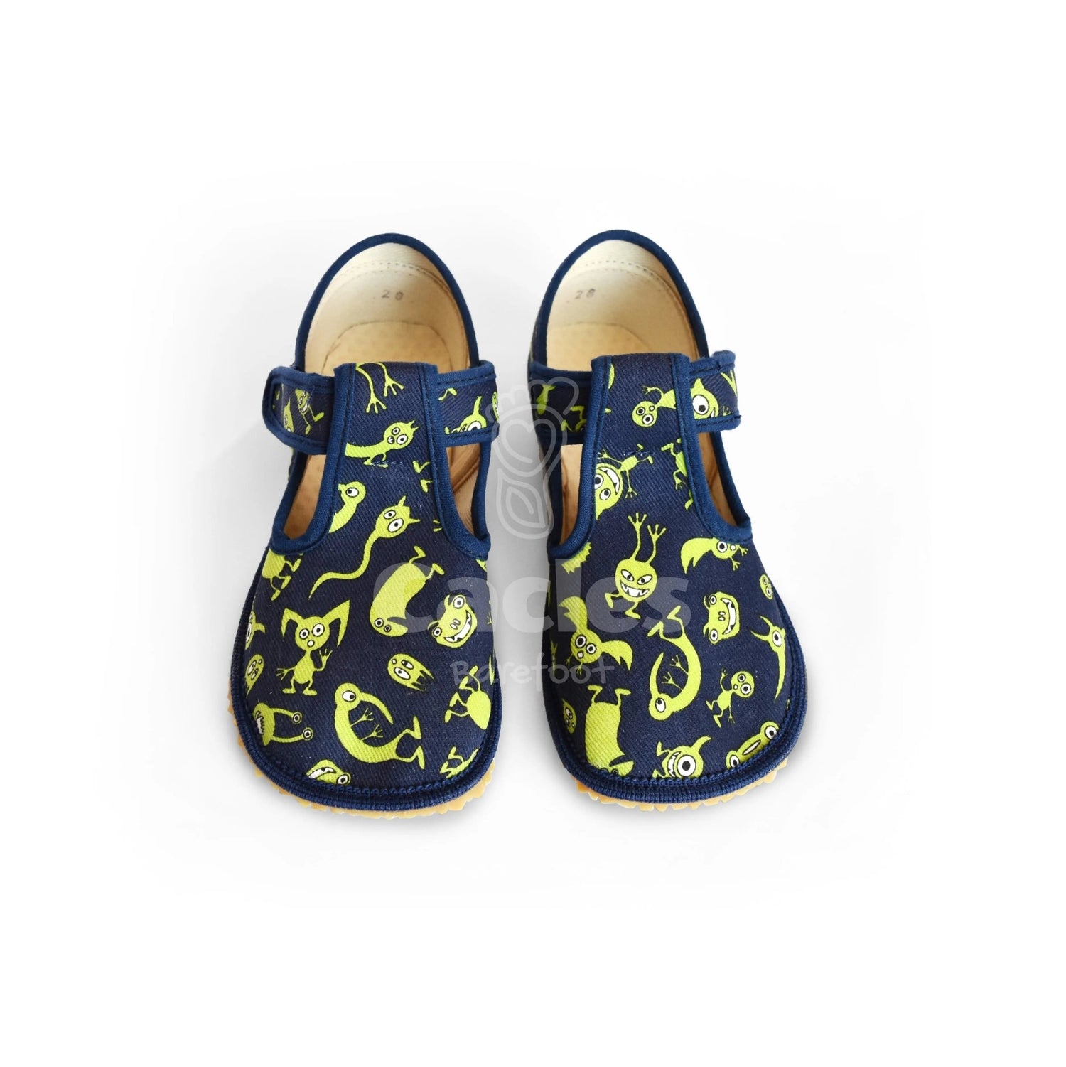 Beda - Slippers BF 060010/W - Monsters - Cacles Barefoot