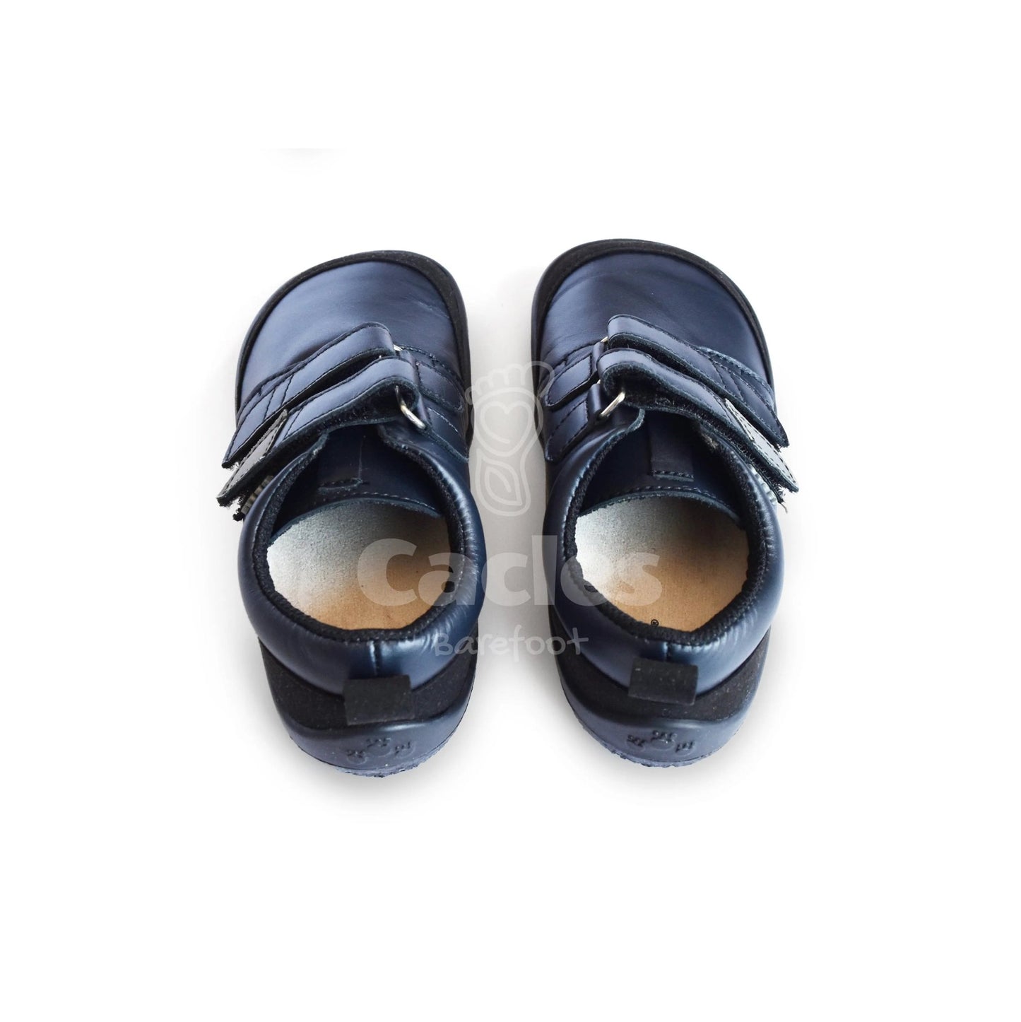 Beda - zapatos colegiales barefoot - Just black - Cacles Barefoot