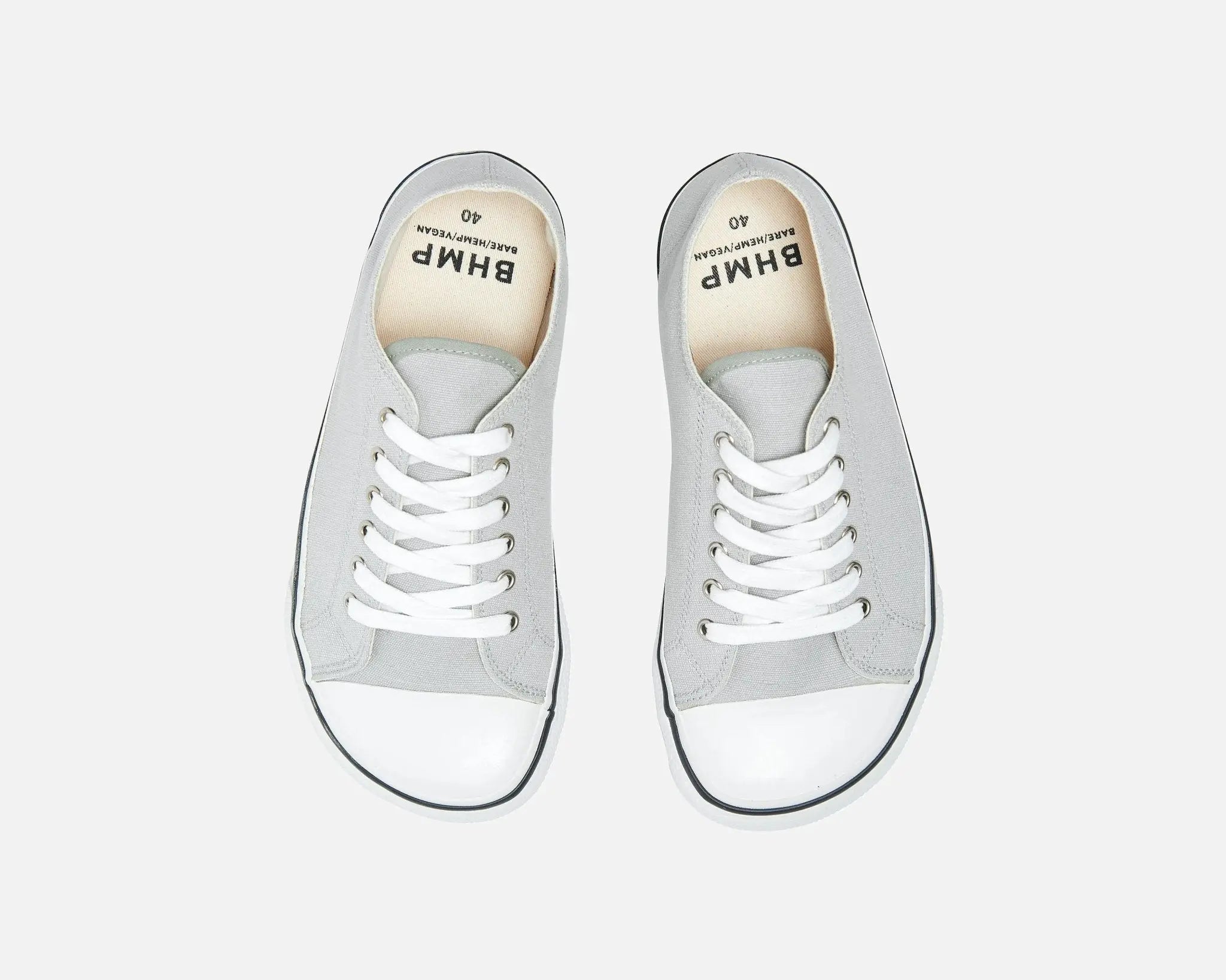 Bohempia - Herlik Gris Clair & Blanc - Chaussures barefoot