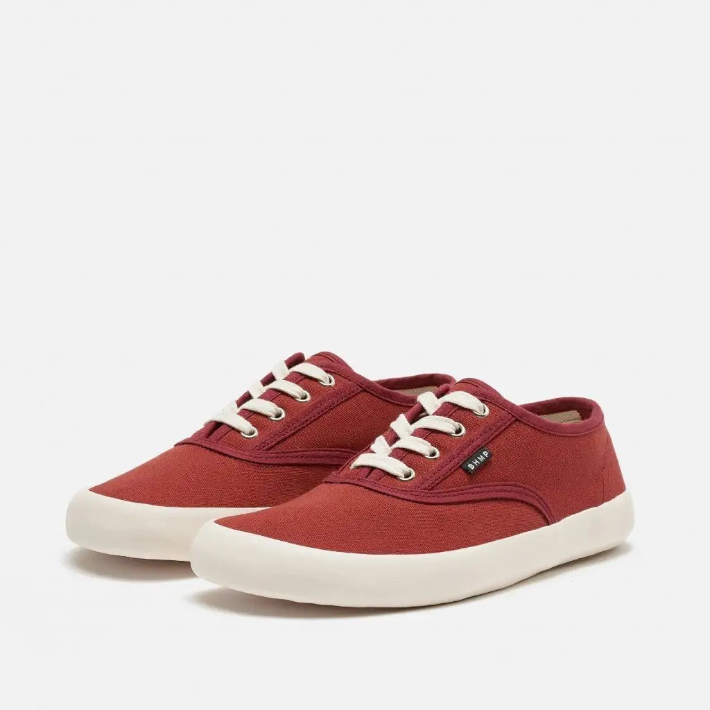 Bohempia - Kolda 2.0 Burgundy Tan - Baskets barefoot unisex