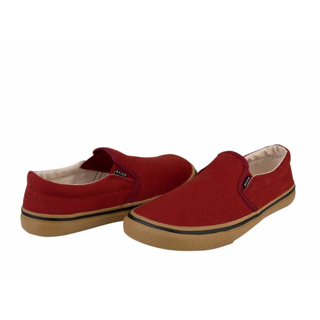 Bohempia - Velik Burgundy & Gum - Slip ons barefoot - Cacles Barefoot