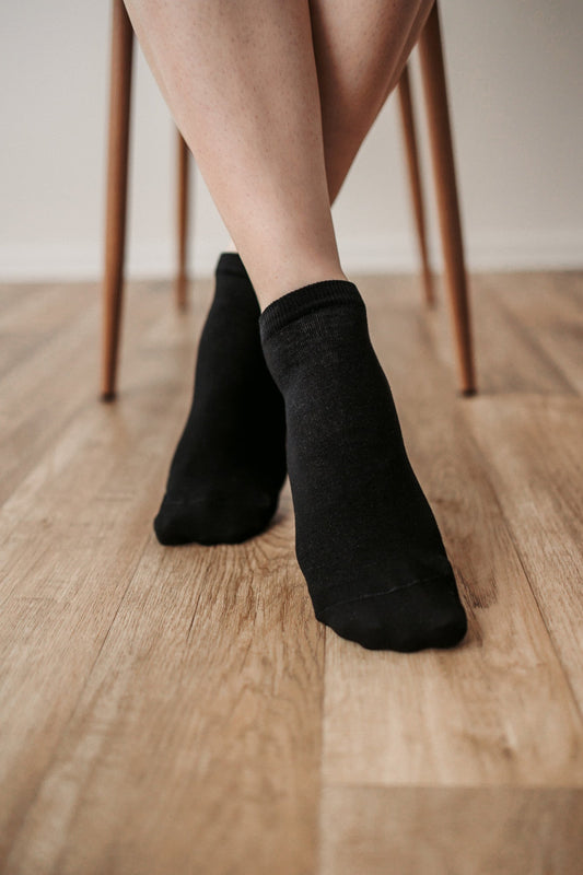TOETOE - Calcetines de dedos de media caña - Tallas 35-46 - Black – Cacles  Barefoot