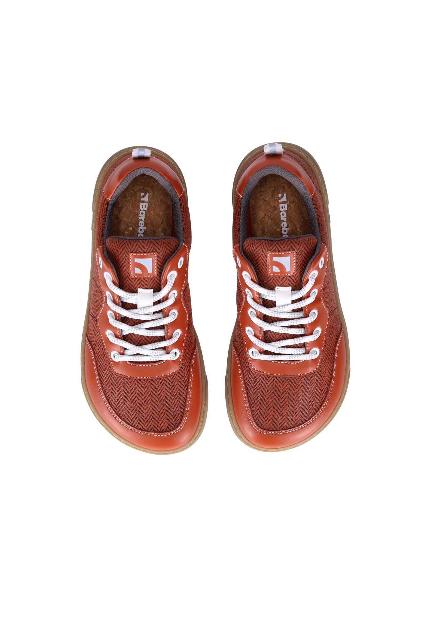 Barefoot Sneakers Barebarics - Kudos - Brick Red-Barebarics-Cacles Barefoot