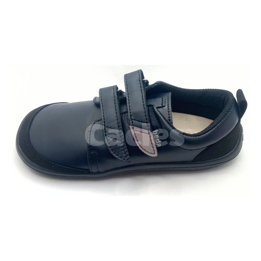 Beda - zapatos colegiales barefoot - Just black