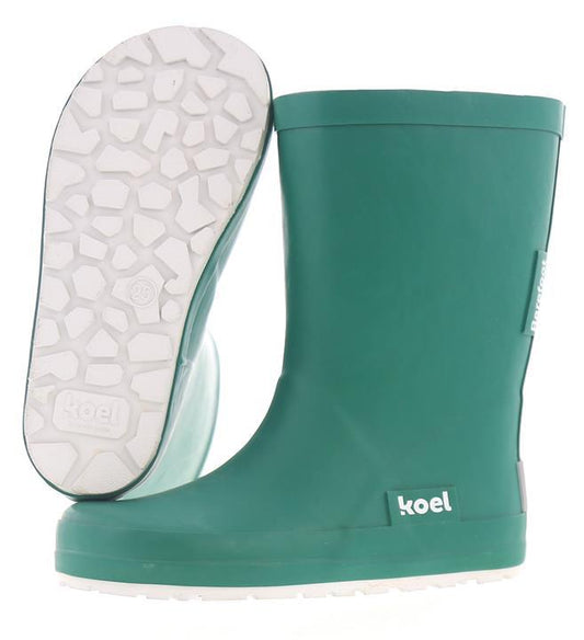 PREVENTA: Koel4kids - botas de lluvia barefoot - verdes-Koel4kids-Cacles Barefoot