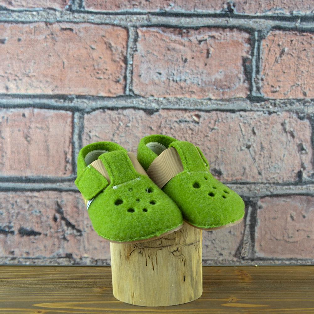 Pegres - BF04 - zapatillas de casa barefoot - verde