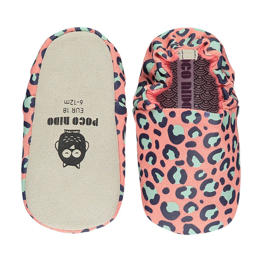 Leopard Pink Mini Shoes-Poco Nido-Cacles Barefoot