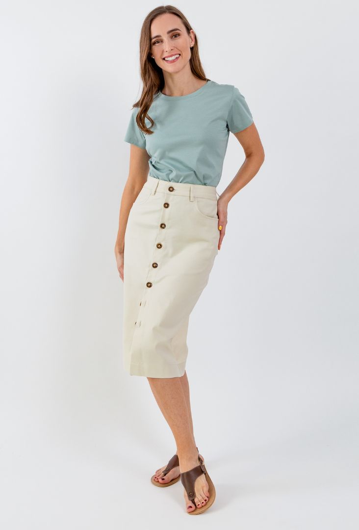 Camiseta de mujer con cuello redondo Be Lenka Essentials - Pistachio Green