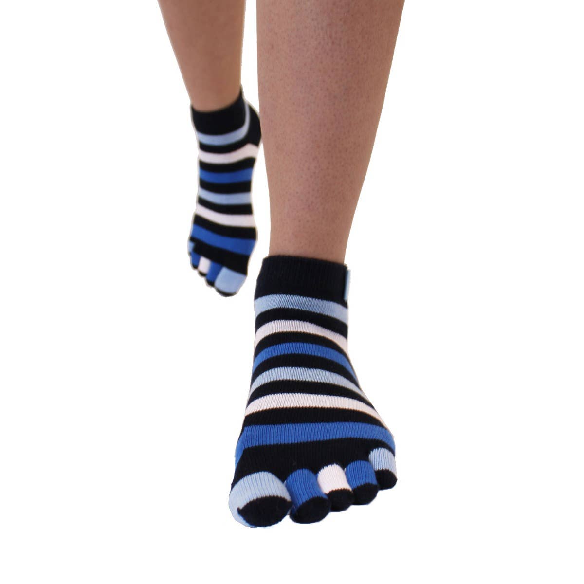 TOETOE - calcetines cortos de dedos - tallas 35-46 / Striped Denim