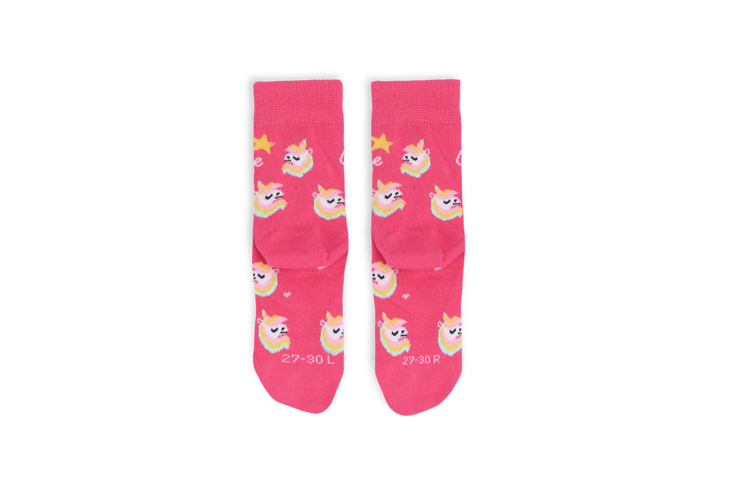 Barefoot calcetines de niños Be Lenka Kids - Crew - Unicorn - BubleGum Pink