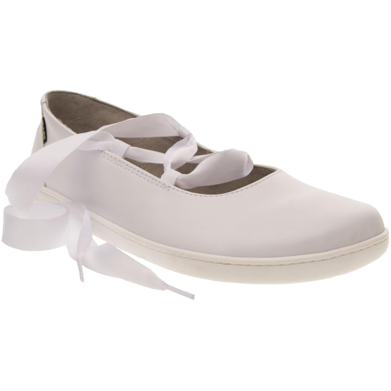 Fare Bare - Ballerinas Bianca White - Bailarinas barefoot cuero - Cacles Barefoot