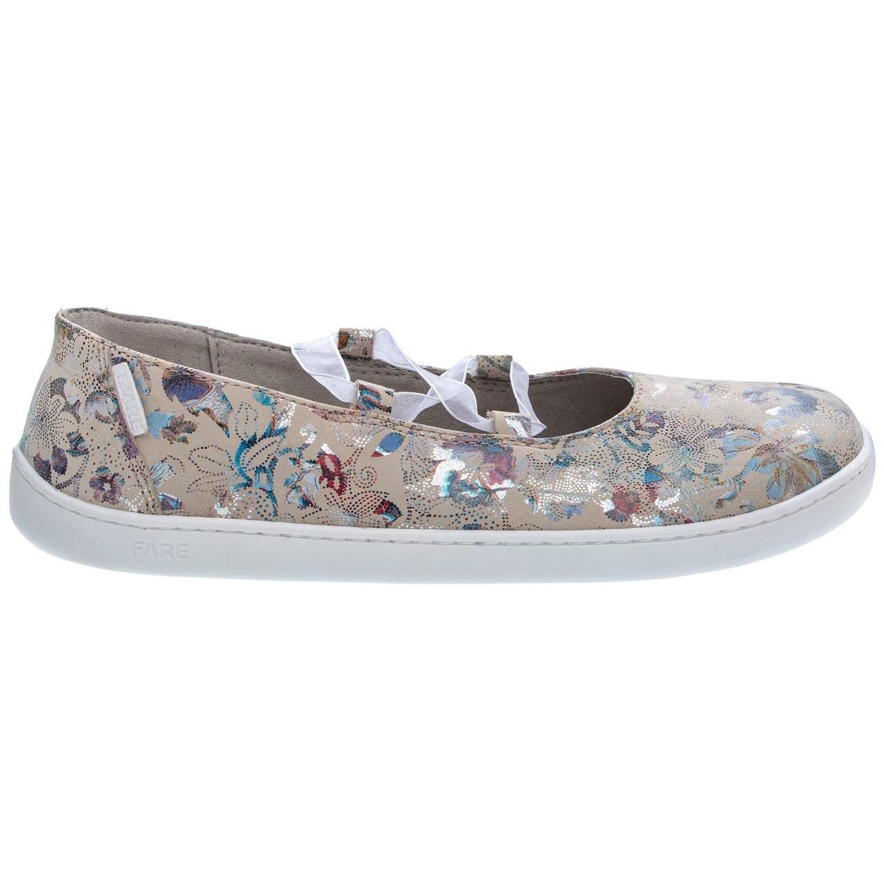 Fare Bare - Ballerinas Flowers - Bailarinas barefoot cuero - Cacles Barefoot