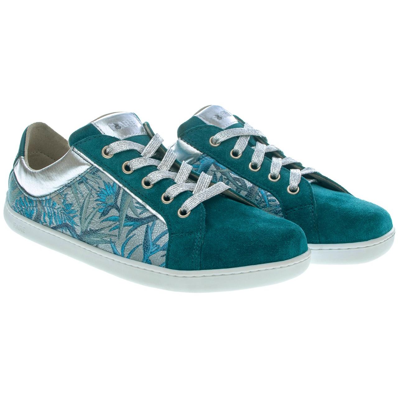 Fare Bare - Elegant Petrol B5712331 - Deportivas barefoot cuero - Cacles Barefoot