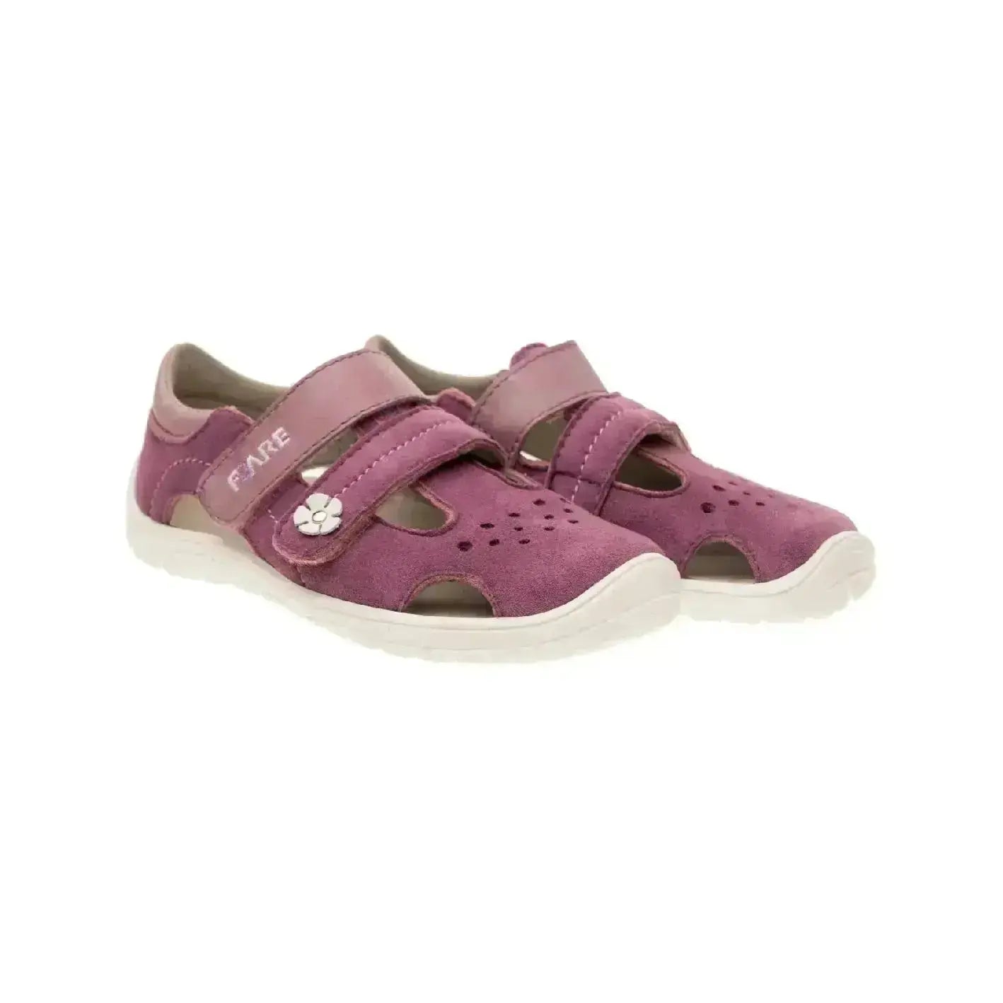 Fare Bare Kids - Chaussures d'été rose B5564491 - Sandales de sport en toile barefoot