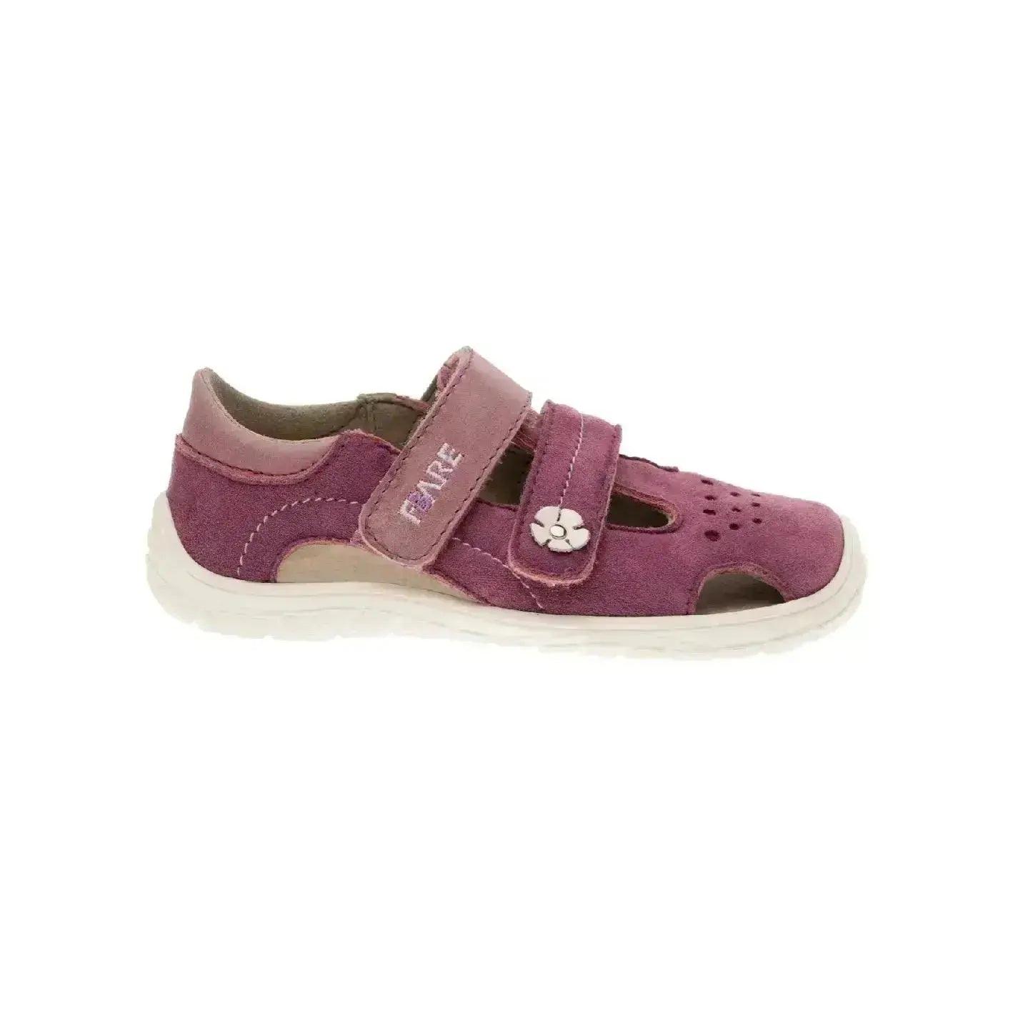 Fare Bare Kids - Chaussures d'été rose B5564491 - Sandales de sport en toile barefoot