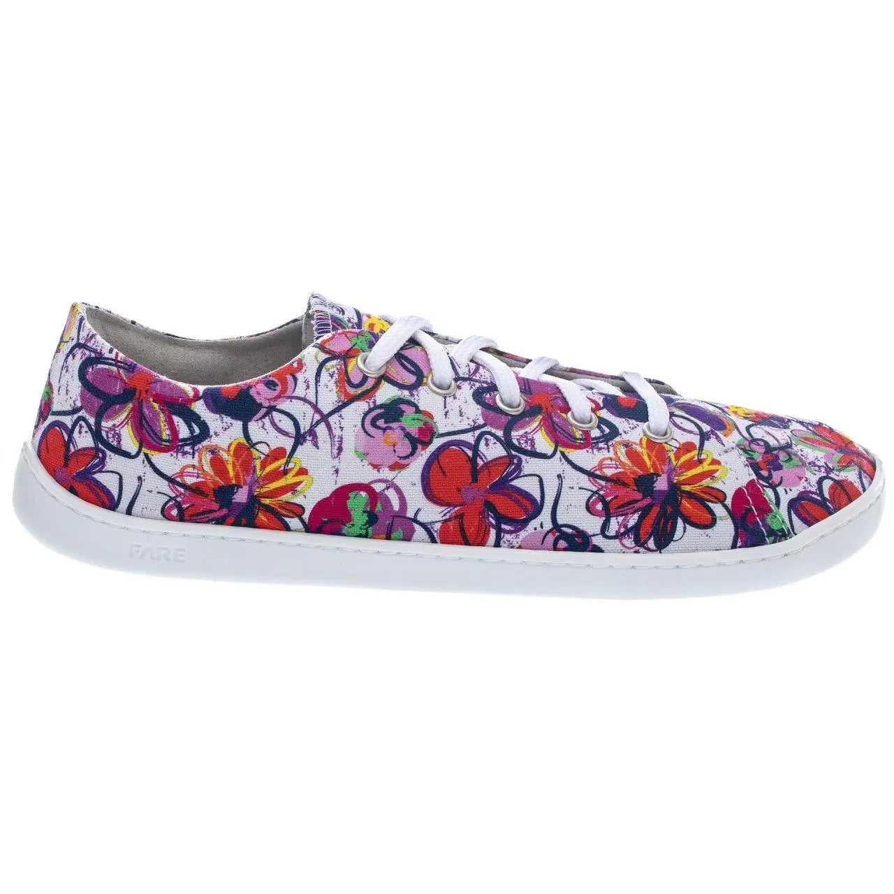Fare Bare - Sicilky A5312451 Flores - Lonetas barefoot blancas con estampado de flores para mujer