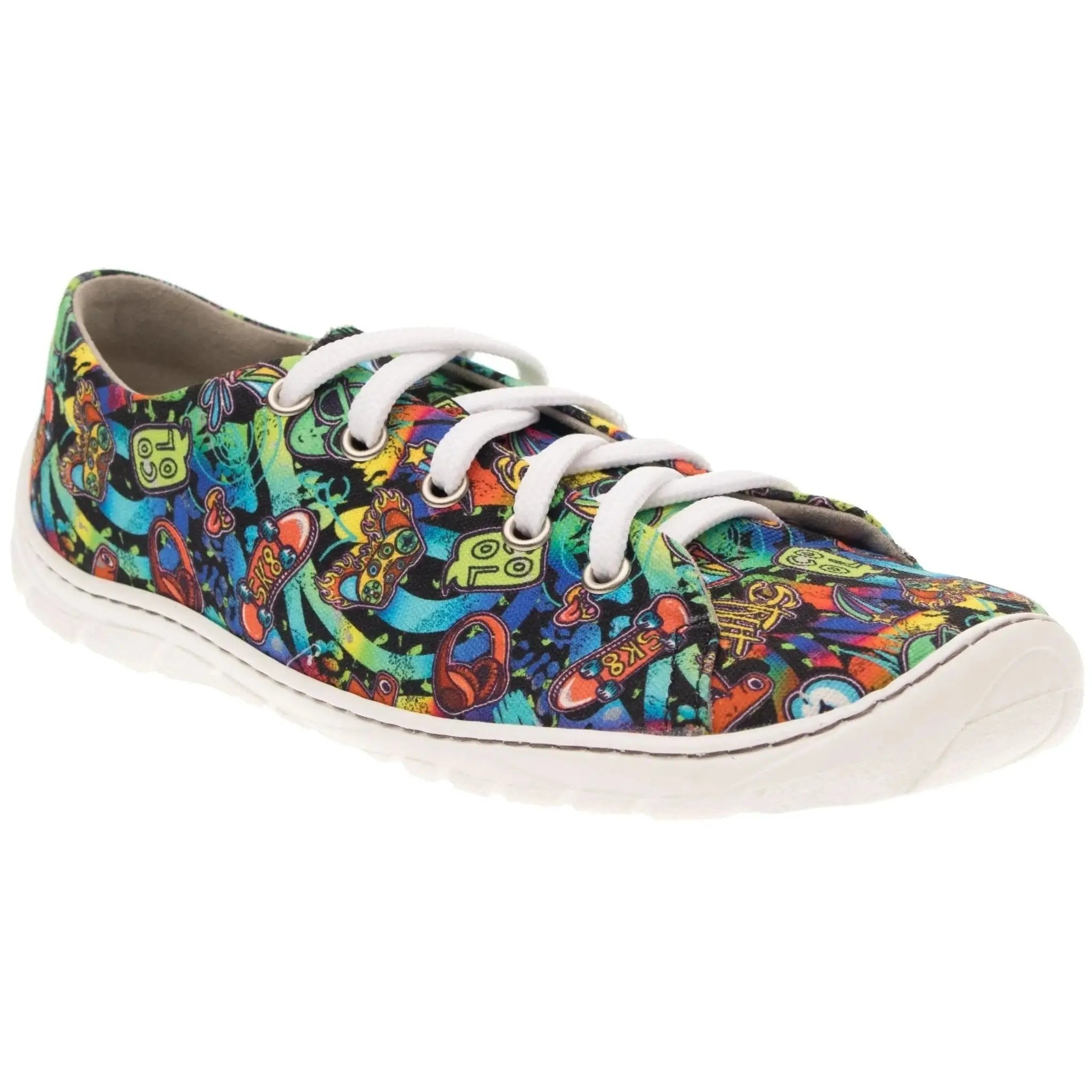 Fare Bare - Sicilky B5711431 Graffiti - Lonetas barefoot unisex azul marino con estampado de graffiti
