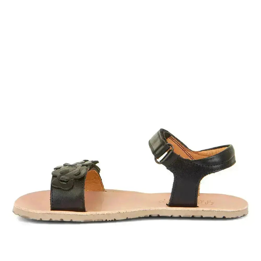 Froddo Barefoot - Sandales Flexy Flowers Noir