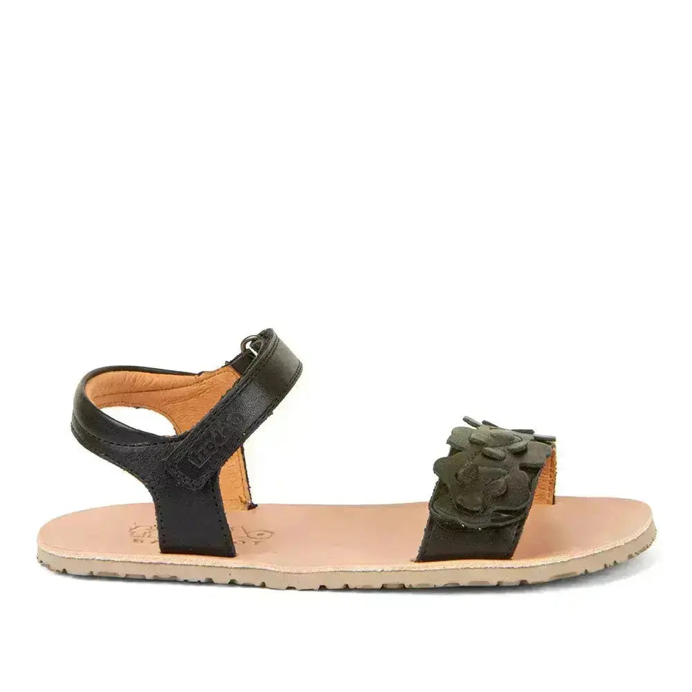Froddo Barefoot - Sandales Flexy Flowers Noir