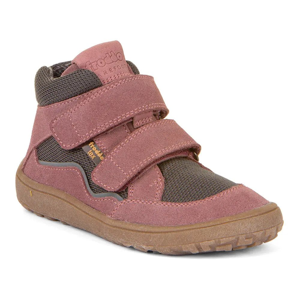 Froddo Barefoot - Tex Autumn Grey Pink - Botines Resistentes al agua - Cacles Barefoot