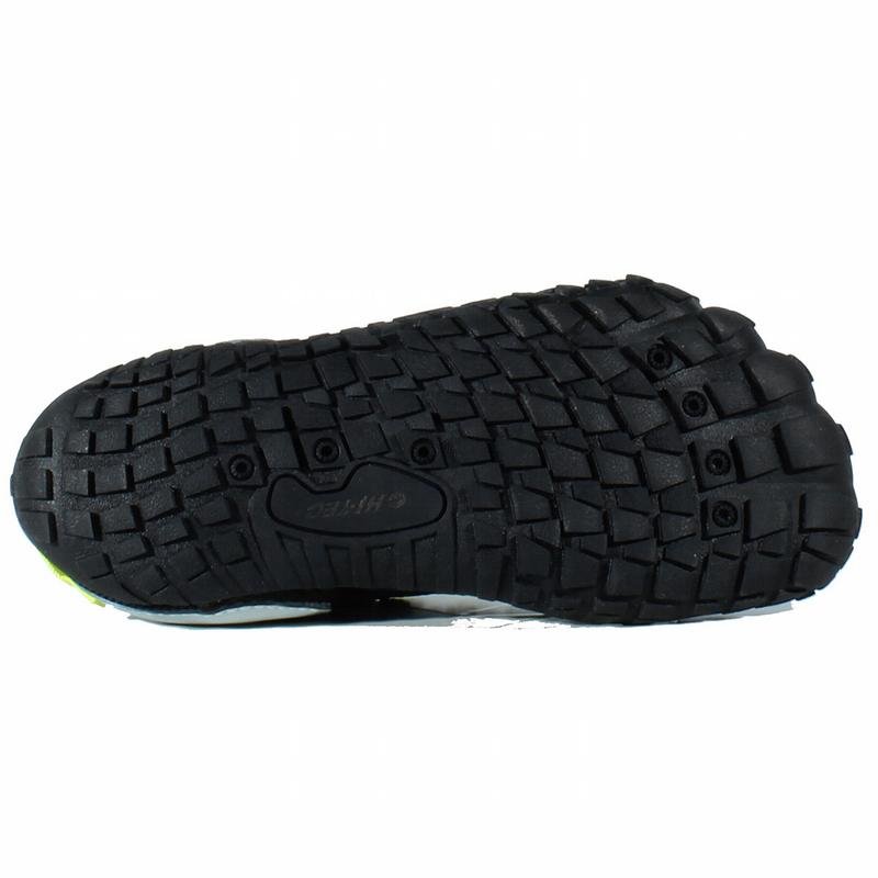 HI - Tec - Abyss Junior Black/Lime - deportivas barefoot aire libre - Cacles Barefoot