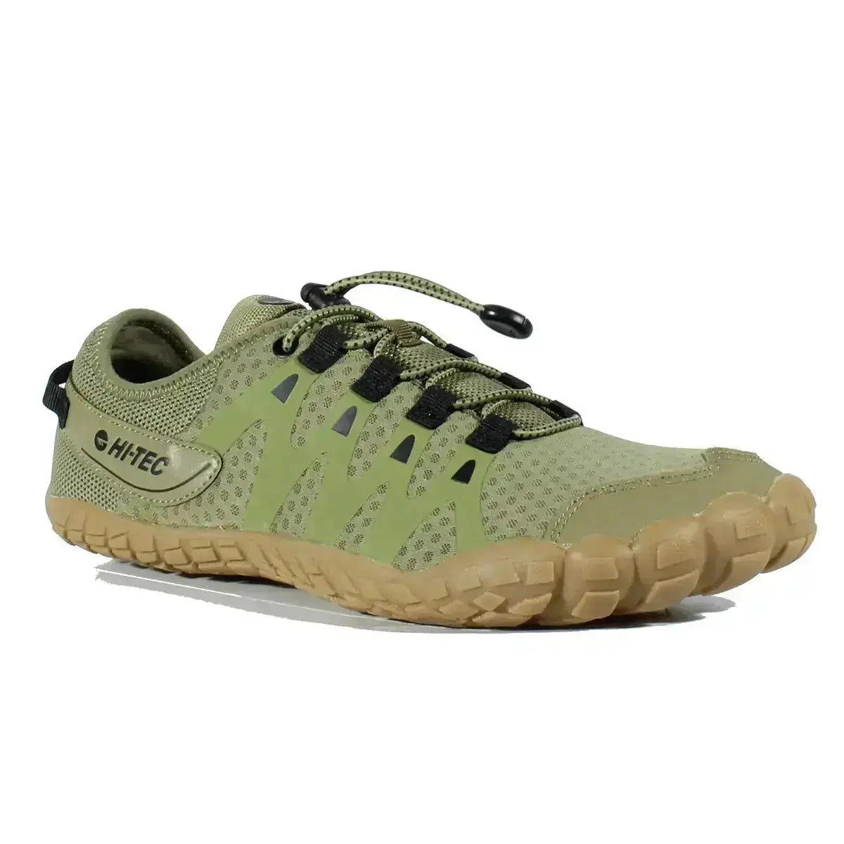 HI-Tec - Abyss Man Khaki - chaussures barefoot légères pour trekking et outdoor