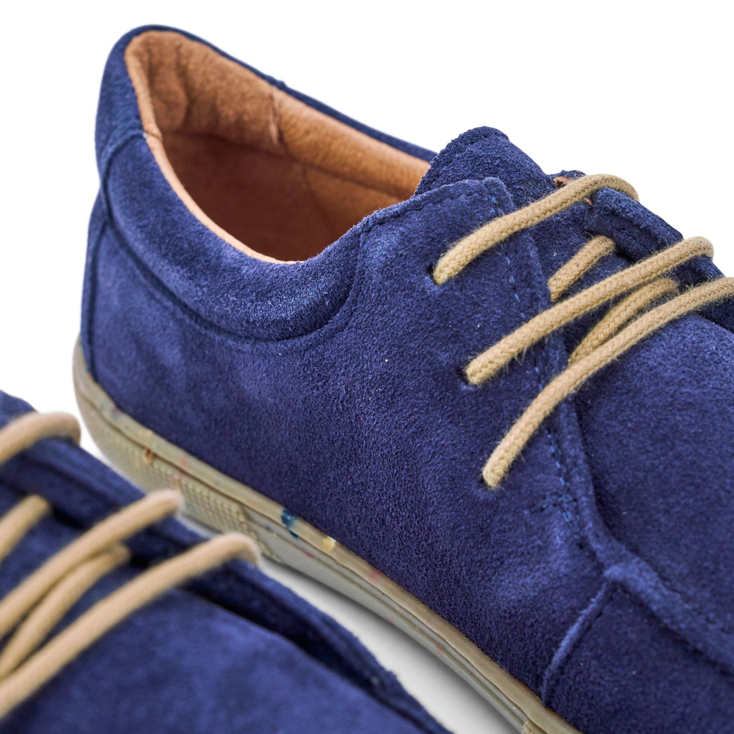 Koel - Fago Suede Navy - Náuticos "Wallabee" barefoot - Cacles Barefoot