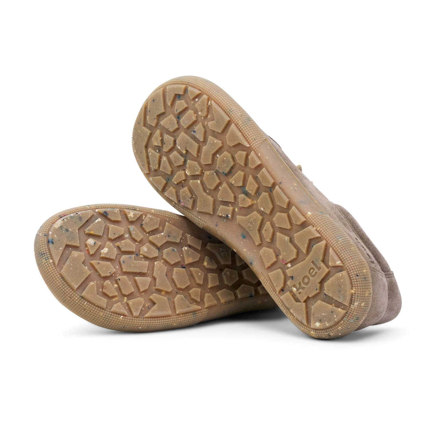 Koel - Fago Suede Taupe - Náuticos "Wallabee" barefoot - Cacles Barefoot