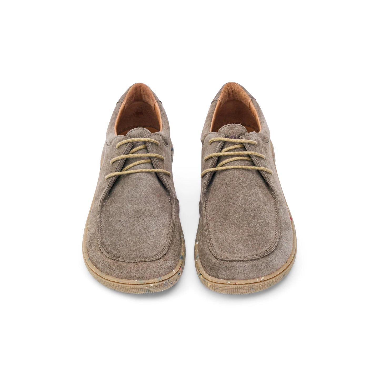 Koel - Fago Suede Taupe - Náuticos "Wallabee" barefoot - Cacles Barefoot