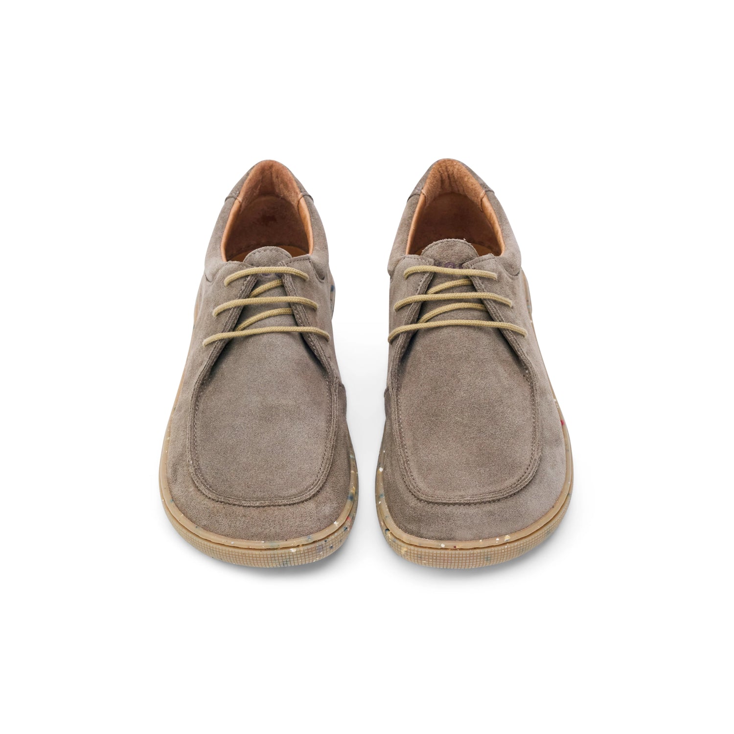 Koel - Fago Suede Taupe - Náuticos "Wallabee" barefoot - Cacles Barefoot