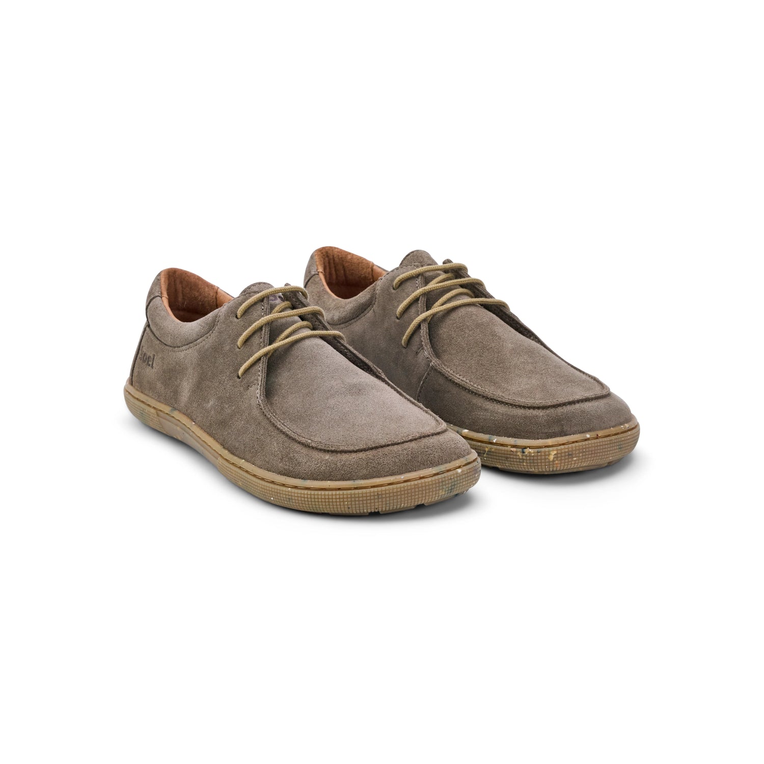 Koel - Fago Suede Taupe - Náuticos "Wallabee" barefoot - Cacles Barefoot