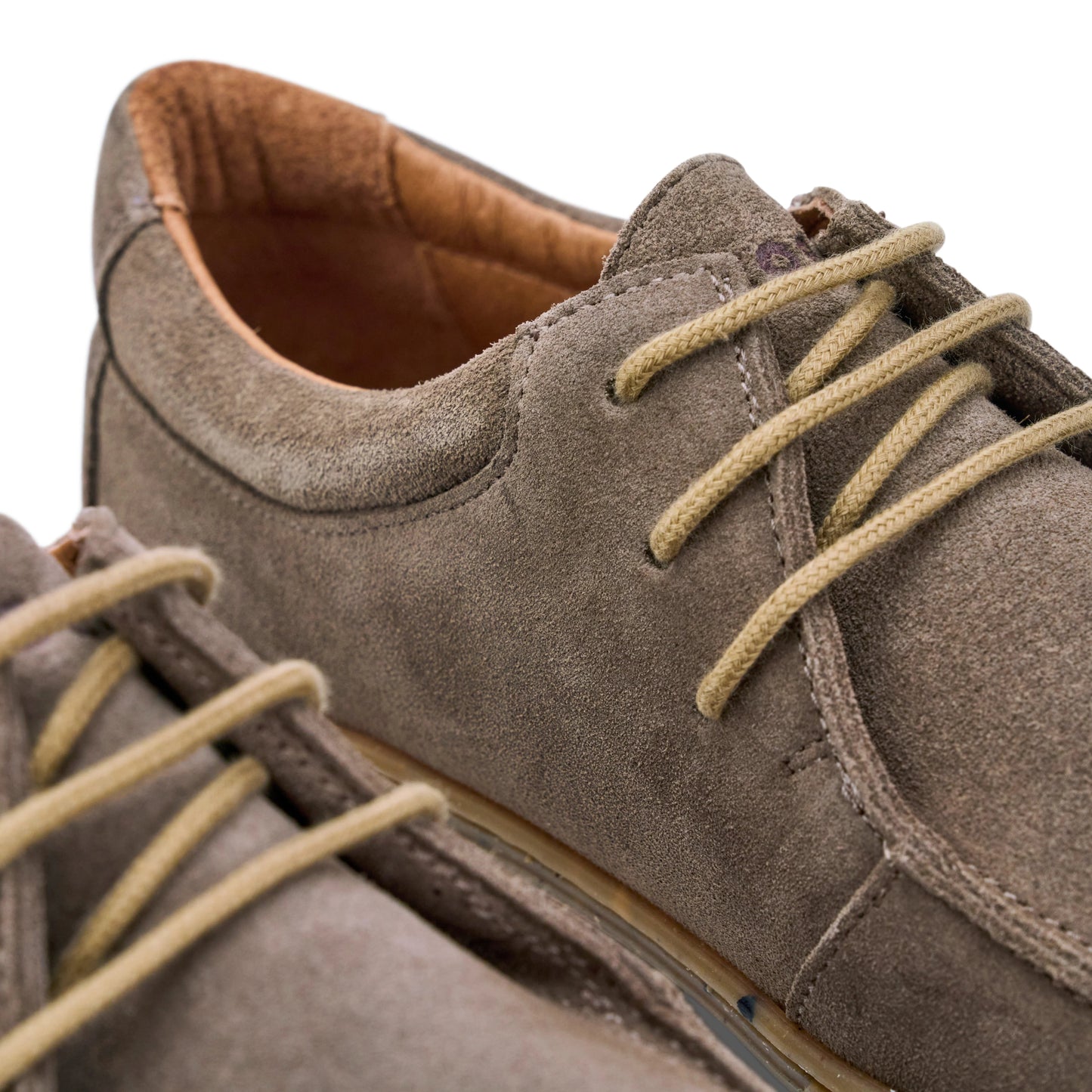 Koel - Fago Suede Taupe - Náuticos "Wallabee" barefoot - Cacles Barefoot