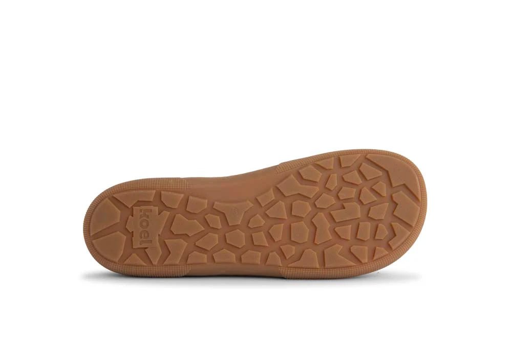 Koel - Fea Suede Eco Olive - Botines barefoot bajos de ante - Cacles Barefoot