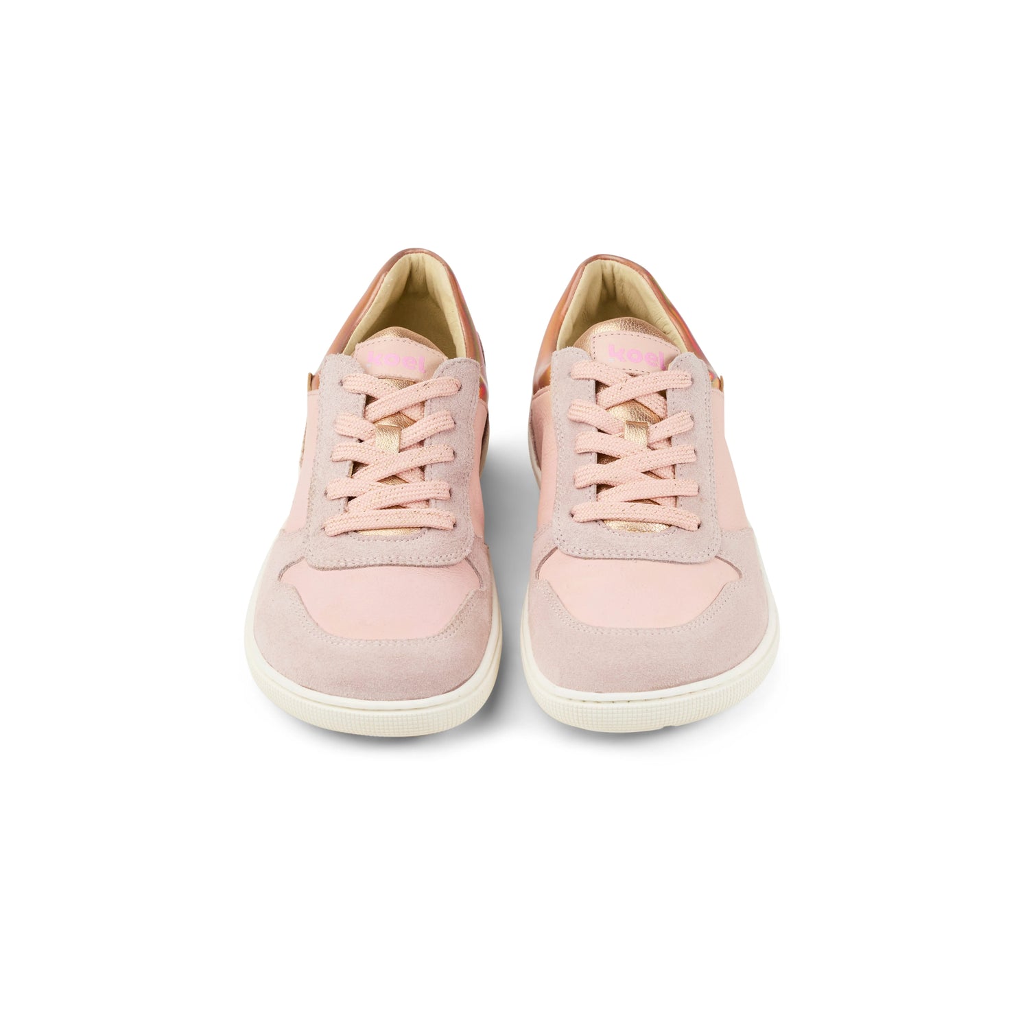 Koel - Francie Leather Nude - Casual Sneakers Barefoot - Cacles Barefoot