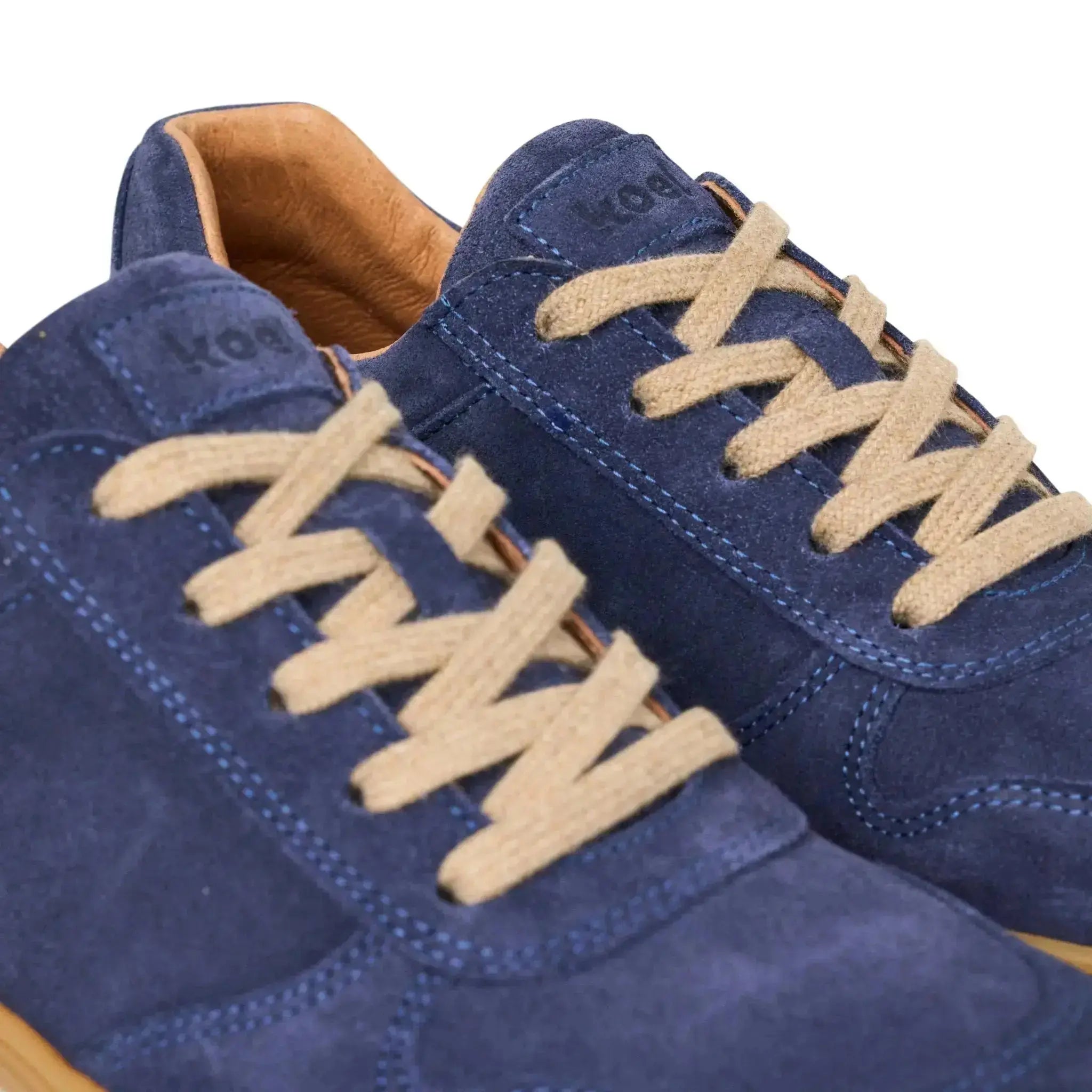 Koel Francie Suede Blue - Zapatillas barefoot de ante