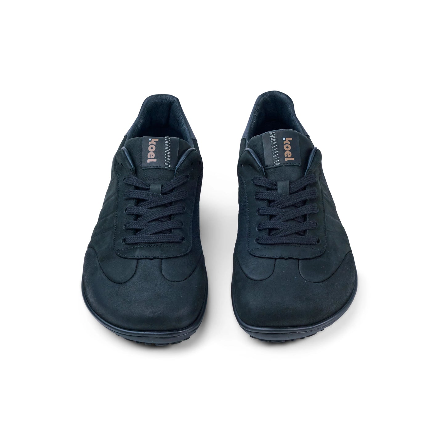 Koel Men – IDO Leather Black - Casual Sneakers Barefoot - Cacles Barefoot