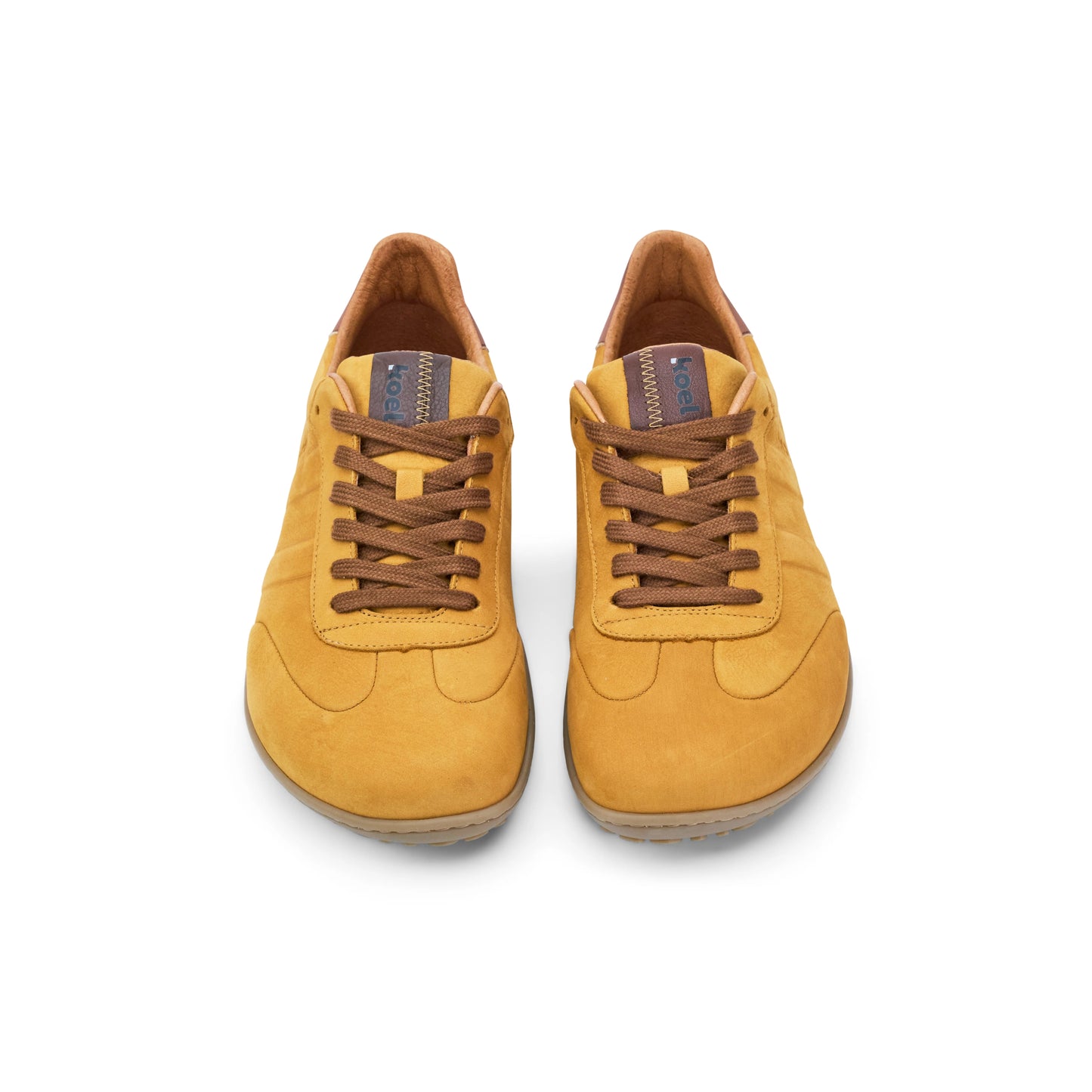 Koel Men - IDO Leather Cognac - Casual Sneakers Barefoot - Cacles Barefoot