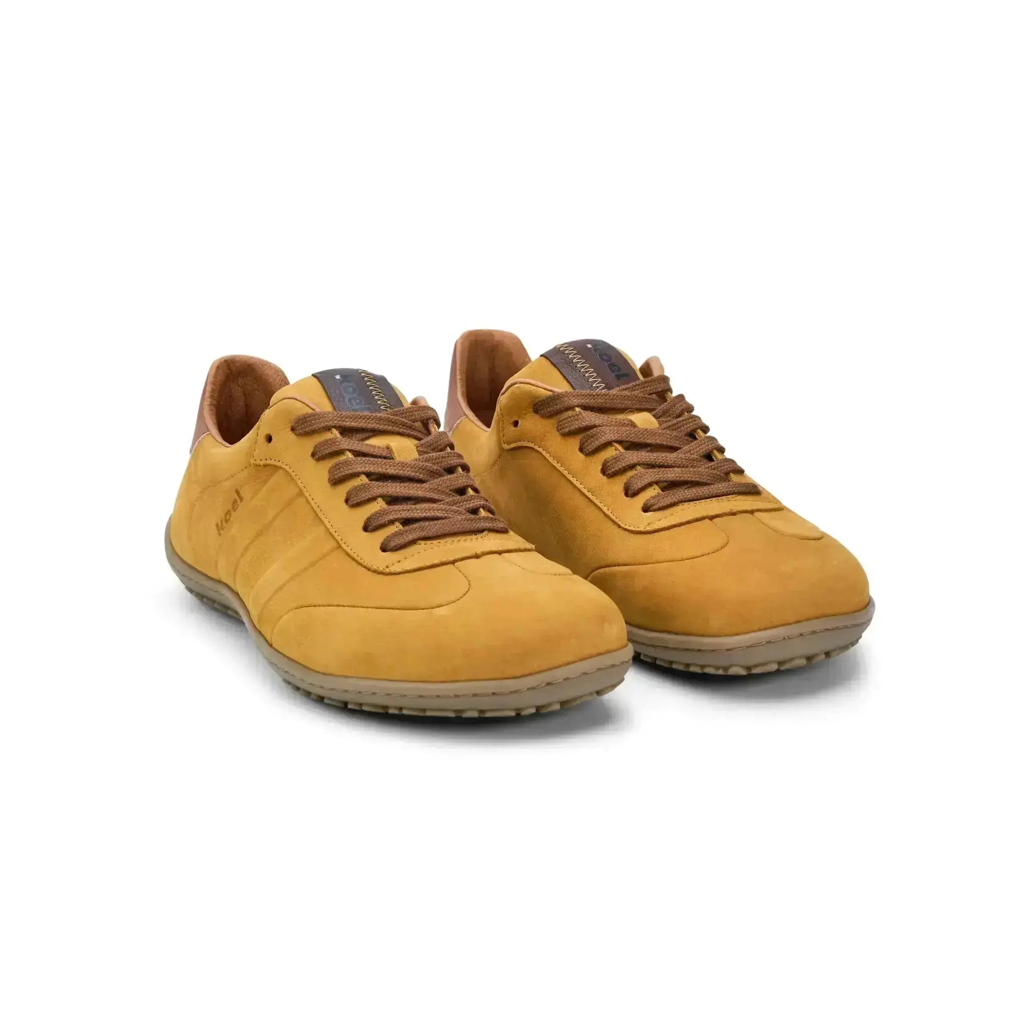 Koel Men - IDO Leather Cognac - Deportivas Barefoot Casual marrones para hombre