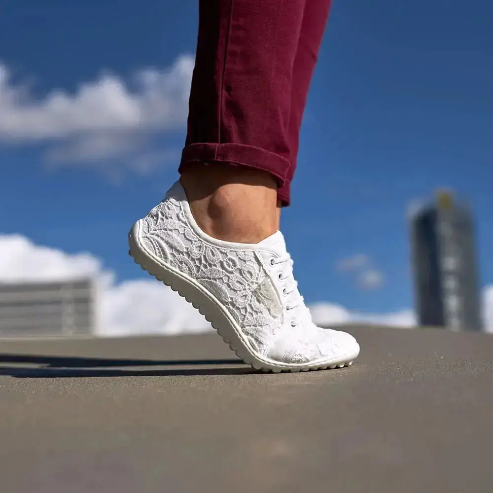 Leguano Amalfi Bianco - Baskets barefoot élégantes