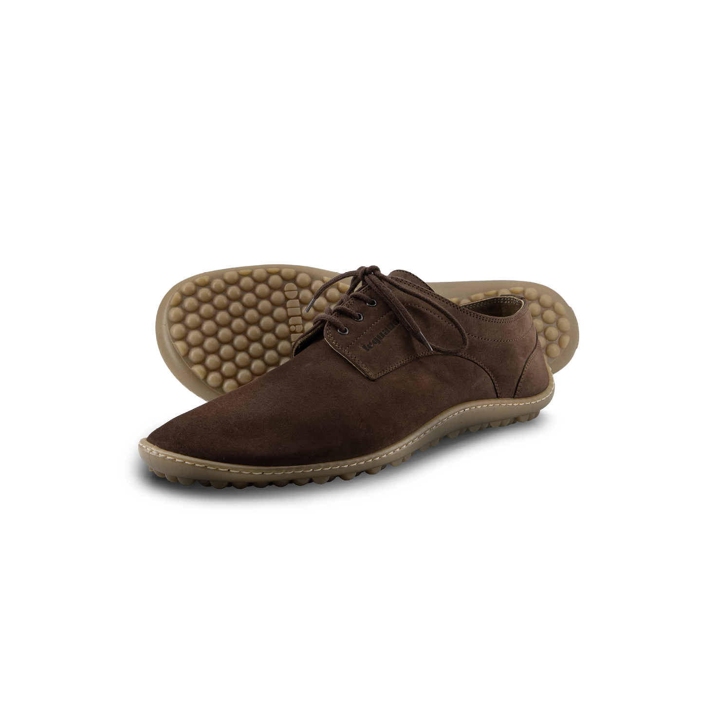 Leguano Dean Brown - Zapatos Barefoot Elegantes Unisex Marrones