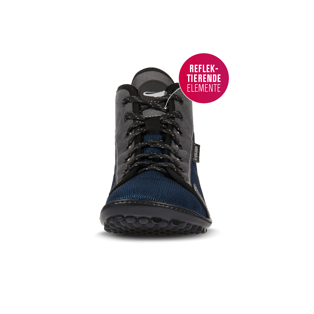 Leguano Jaspar Blau - Botines barefoot ligeros para senderismo azules-Botines-Leguano-Cacles Barefoot