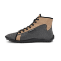 Leguano Jaspar Forester - Botines barefoot ligeros para senderismo marrones
