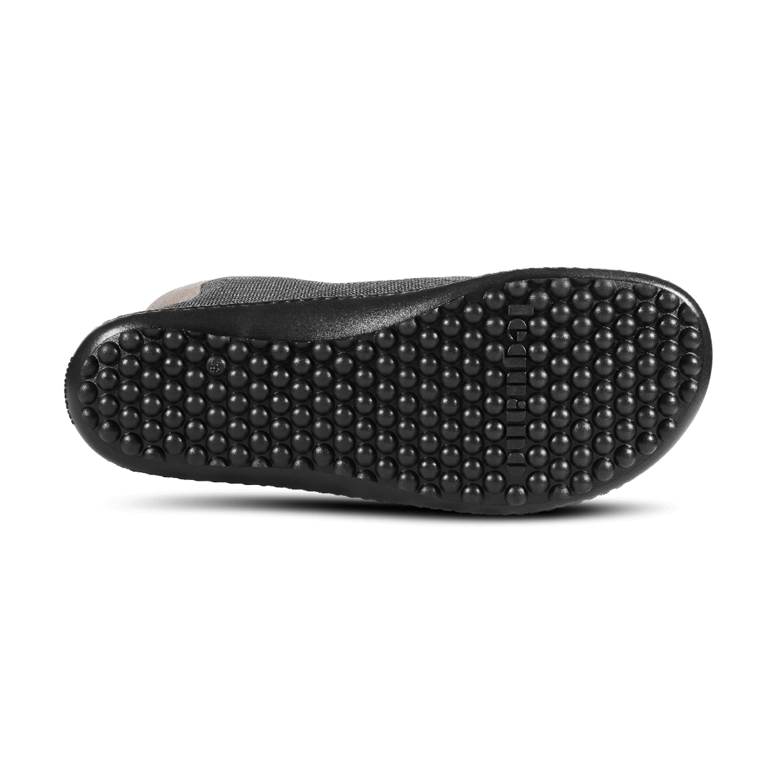 Leguano Jaspar Forester - Botines barefoot ligeros para senderismo marrones