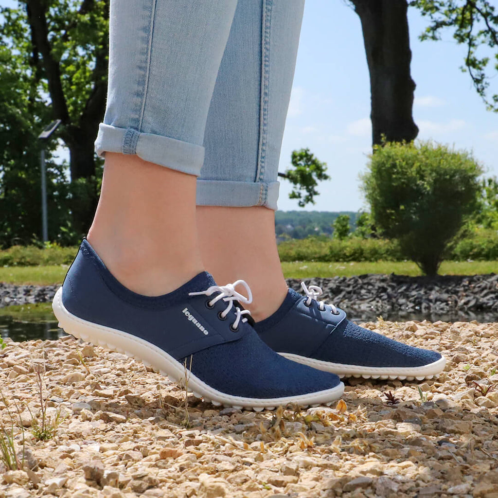Leguano Juno Sailor - Zapatillas Casual y de Oficina Unisex Azules