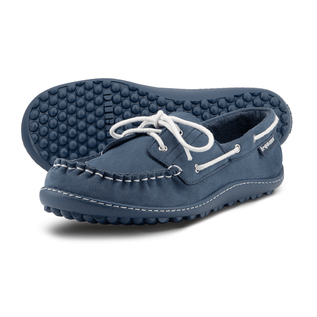 Leguano Moreccasin Blau - Náuticos Barefoot Unisex Azules